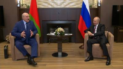 Неформальная встреча: о чем договорились Путин и Лукашенко