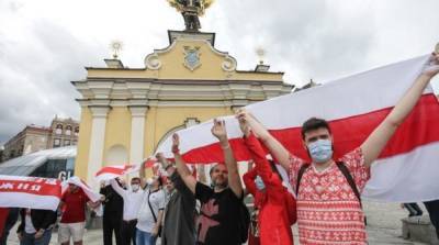 В Европе прошли акции в поддержку Беларуси