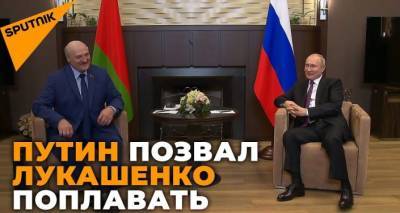 "Погода хорошая": президенты России и Беларуси на переговорах в Сочи
