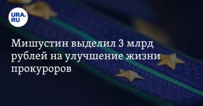 Мишустин выделил 3 млрд рублей на улучшение жизни прокуроров