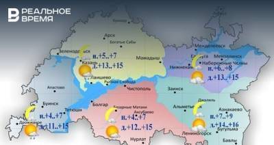 Сегодня в Татарстане ожидается сильный ветер и до +22 градусов