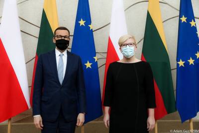 Премьеры Польши и Литвы заявили о поддержке Беларуси в борьбе за демократию и свободу