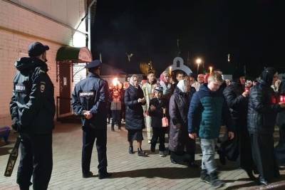 В Ивановской области в пасхальную ночь церкви посетили 14 тысяч человек