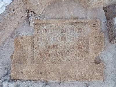 В Израиле нашли древнюю мозаику возрастом 1600 лет