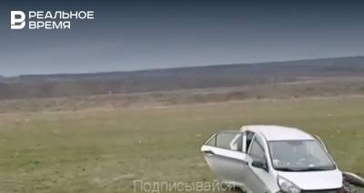 На трассе в Татарстане столкнулись два автомобиля