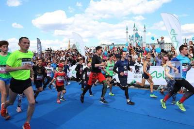 Казанский марафон пробежало рекордное количество участников