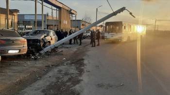 Массовая авария произошла в Череповце