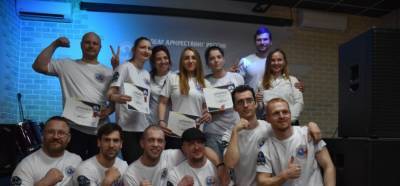 В Чехове прошли соревнования по армрестлингу среди слабослышащих