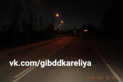 Водитель в Карелии сбил пешехода и уехал с места ДТП