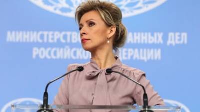Захарова назвала жестом отчаяния антироссийские санкции Запада
