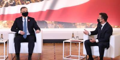 Президент Польши Дуда после встречи с Зеленским согласился присутствовать на первом саммите Крымской платформы - ТЕЛЕГРАФ