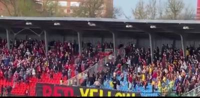 Фанаты "Спартака" и "Арсенала" кидались креслами во время матча