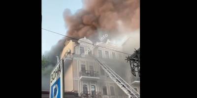 Пожар в ресторане Счастье Пале-Рояль Одесса 03.05.2021 - Последние новости и видео - ТЕЛЕГРАФ