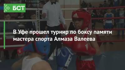 В Уфе прошел турнир по боксу памяти мастера спорта Алмаза Валеева