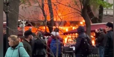Пожар в Щастье Пале-Рояль Одесса сегодня - Взорвались баллоны газа, пострадали люди, видео - ТЕЛЕГРАФ