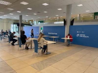 Во Львове на базе стадиона открыли центр вакцинации от COVID-19