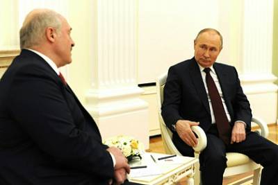 Путин обсудил с Лукашенко ситуацию с задержанной в Белоруссии россиянкой