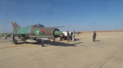 В Ливии во время парада разбился истребитель МиГ-21, пилот погиб