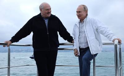 Путин и Лукашенко совершили морскую прогулку и договорились о госкредите $500 млн