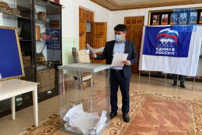 Глава Табасаранского района принял участие в предварительном голосовании «Единой России»