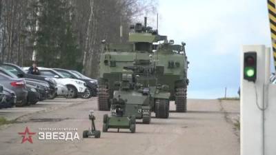 В России создается тяжёлый роботизированные танковый комплекс «Штурм», состоящий из 4 боевых машин