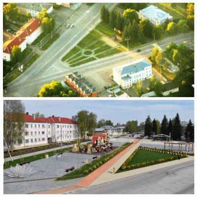 Администрация Сасова показала, как изменилась за год главная площадь города