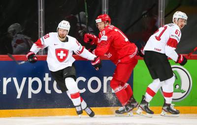 Беларусь разгромно проиграла Швейцарии на ЧМ-2021 по хоккею