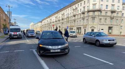 В центре Минска нетрезвый водитель сбил пешехода