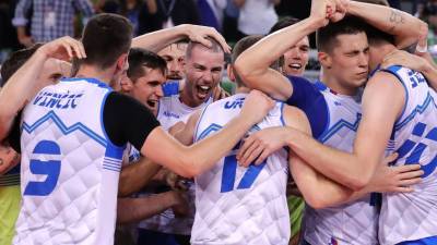 Сборная России по волейболу потерпела первое поражение на предварительном этапе Лиги наций