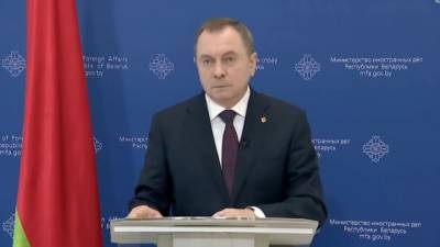 Глава МИД Белоруссии обсудит ситуацию в стране со всеми послами