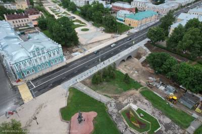 Опубликовано видео открытия после ремонта Астраханского моста в Рязани