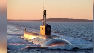 Первые испытания подводного ракетоносца "Князь Олег" начались в Белом море