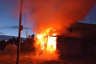 В Олонце дом пострадал в результате пожара