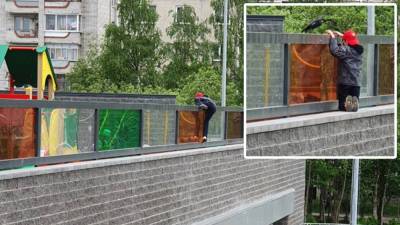 «Зрелище страшное»: в Петрозаводске детскую площадку сделали прямо на крыше