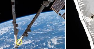 Космический мусор повредил Международную космическую станцию