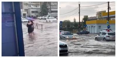 Залило водой: непогода наделала беды в Симферополе, жуткие кадры