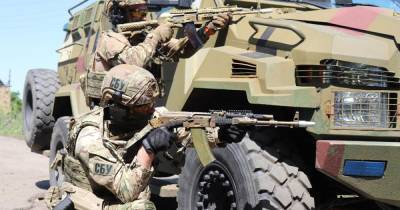 Борьба с диверсантами: СБУ провела тактические учения в прифронтовой зоне