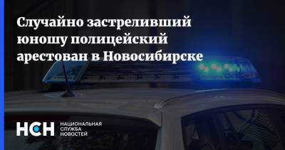 Случайно застреливший юношу полицейский арестован в Новосибирске