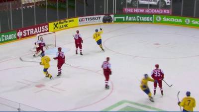 Сборная России проведет матч против Швеции на групповом турнире чемпионата мира по хоккею