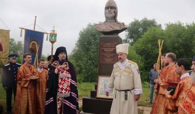 В Касимове открыли бюст благоверного князя Александра Невского