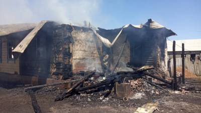 В Башкирии по факту смерти матери и сына в пожаре возбуждено уголовное дело