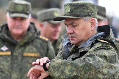 Шойгу объявил о мобилизации 20 воинских соединений против НАТО