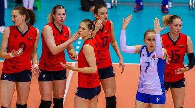 Волейболистки сборной Беларуси уступили чешкам в матче золотой Евролиги