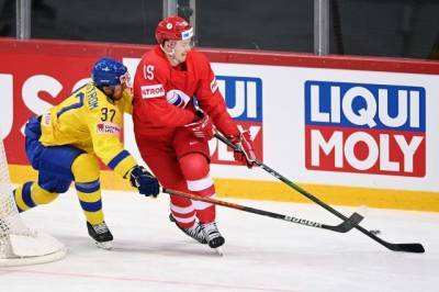 Сборная России в серии буллитов обыграла Швецию в матче ЧМ по хоккею