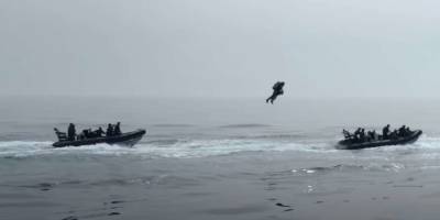 Морская пехота Британии испытала летающие ранцы (видео)