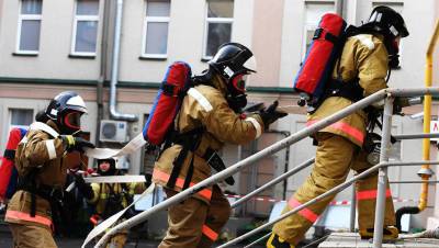 На юго-востоке Москвы горит гостиница