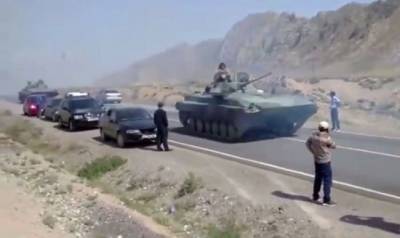 Пограничники Киргизии начали разминирование на границе с Таджикистаном