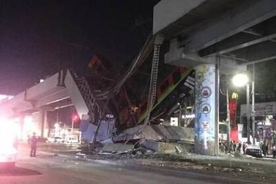 Десятки человек пострадали при обрушении метромоста в Мехико