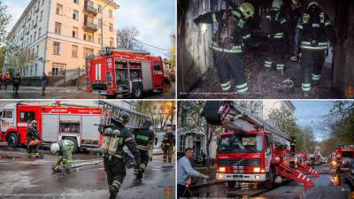 СК сообщил о смерти одного человека при пожаре в московской гостинице