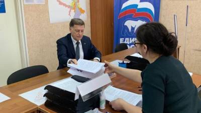 Вячеслав Макаров подал документы на праймериз в ЗакС
